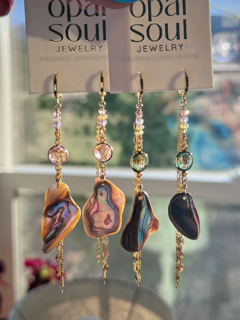 Mermaid Earrings - Blue