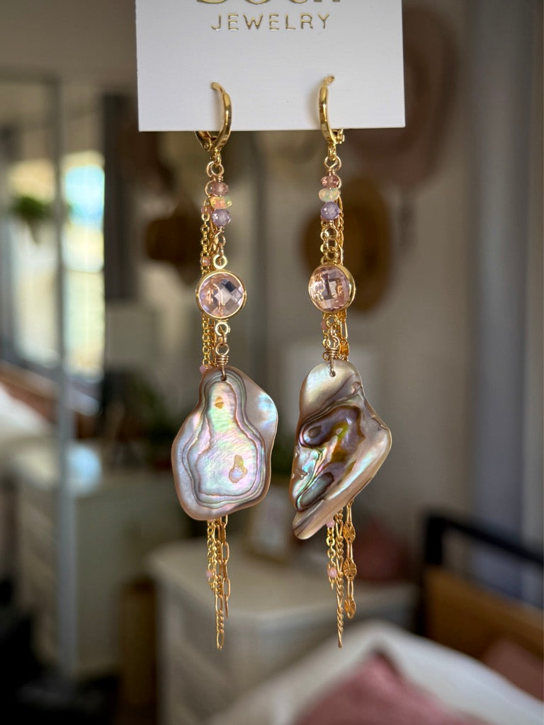 Mermaid Earrings - Pink