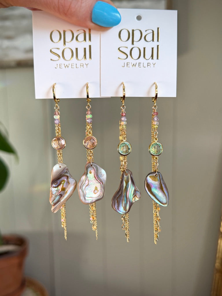Mermaid Earrings - Blue