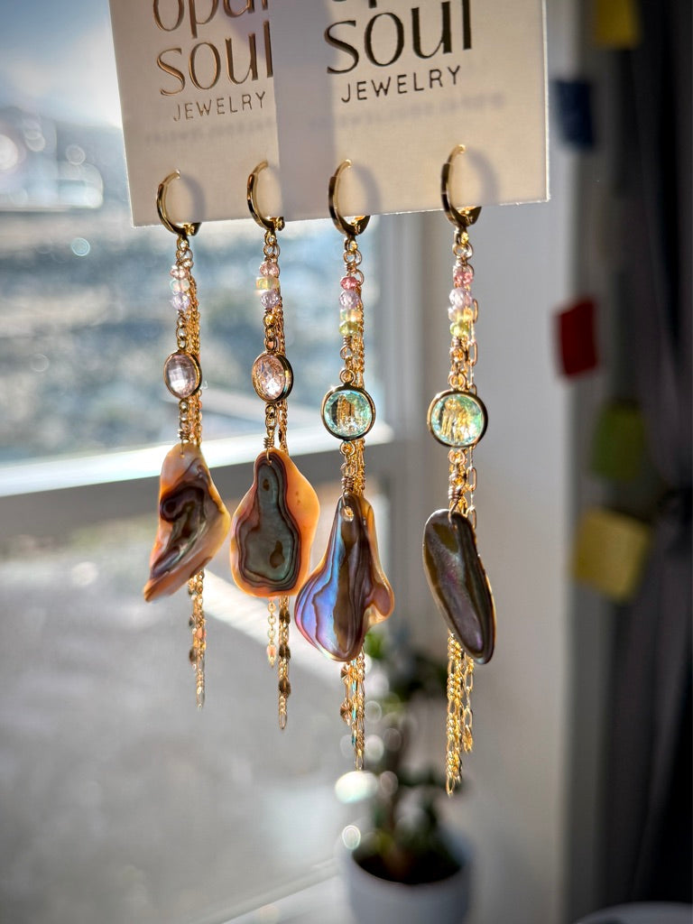 Mermaid Earrings - Blue