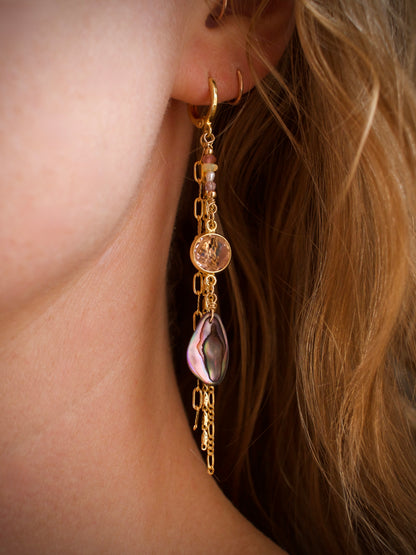 Mermaid Earrings - Pink/Purple