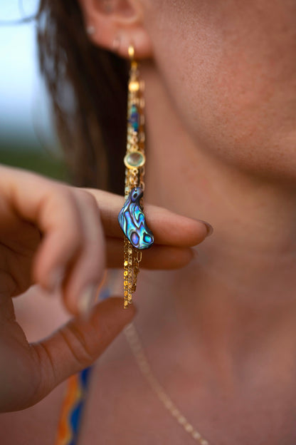 Mermaid Earrings - Blue