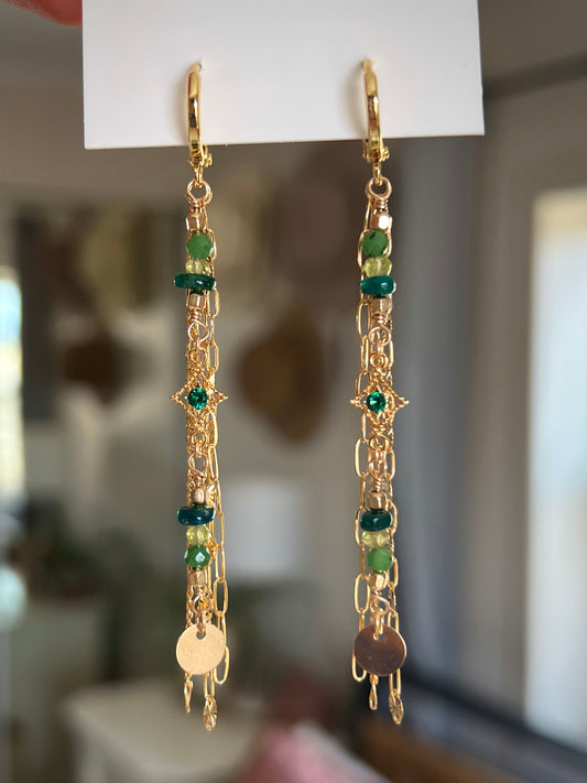 Aurora Earring - Green