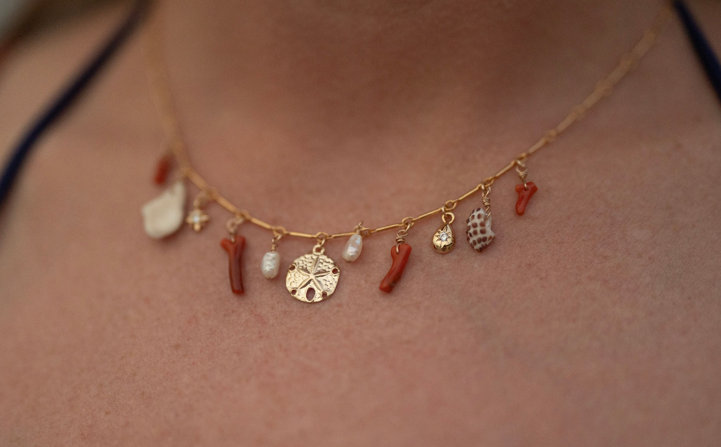 Costa de Oro Charm Necklace