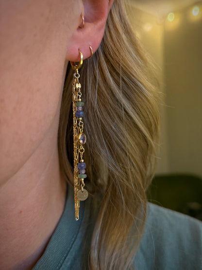 Aurora Earrings - Cool Pastels