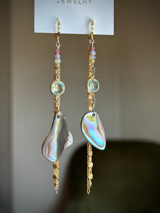 Mermaid Earrings - Blue