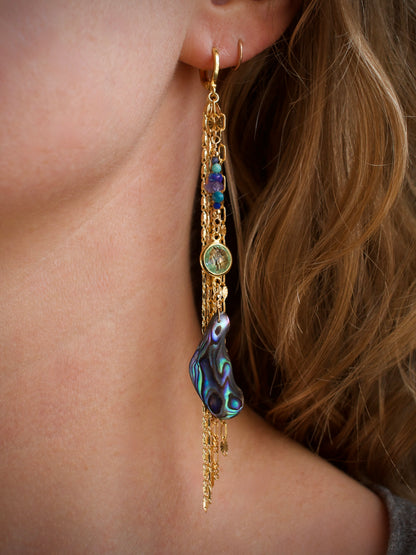 Mermaid Earrings - Blue