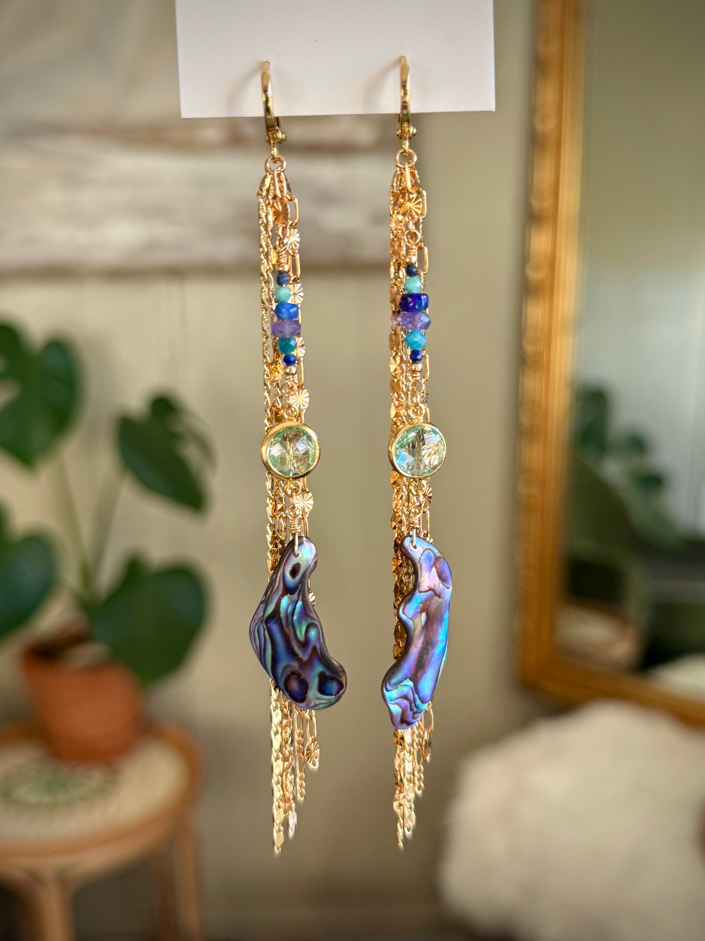Mermaid Earrings - Blue