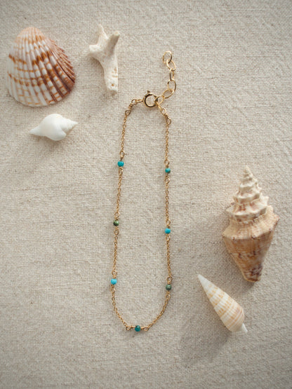 Beaded Stone Bracelet