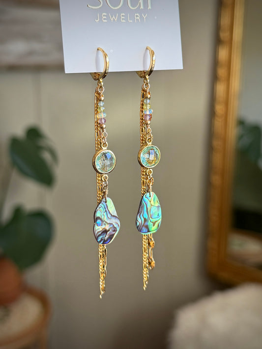 Mermaid Earrings - Blue/Teal