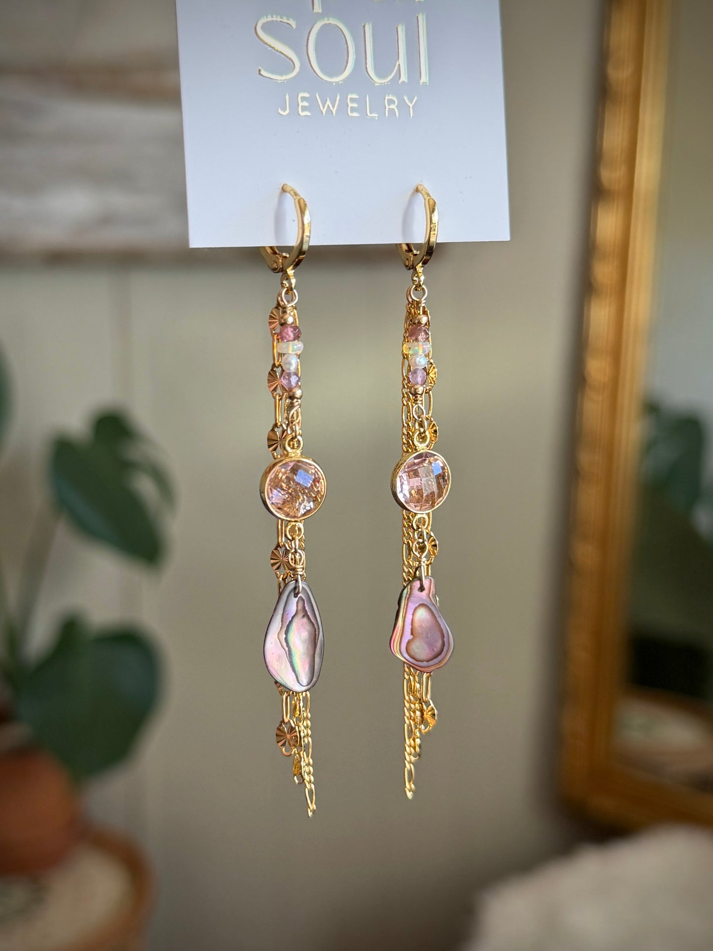 Mermaid Earrings - Pink/Purple