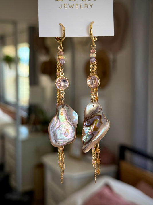 Mermaid Earrings - Pink