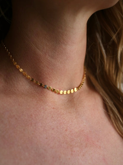Disc Chain Necklace
