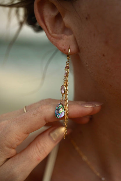 Mermaid Earrings - Pink/Purple