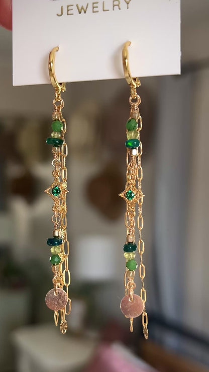 Aurora Earring - Green