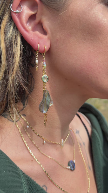 Mermaid Earrings - Blue