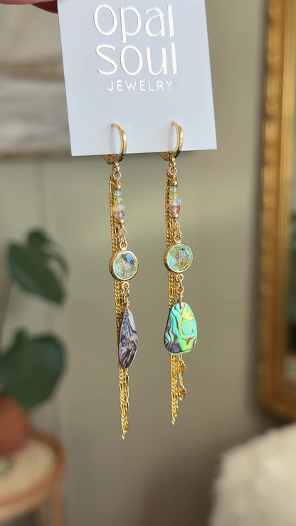 Mermaid Earrings - Blue/Teal