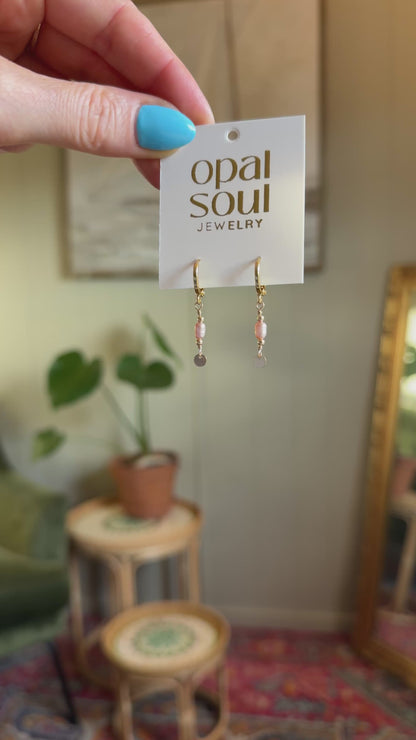 Tiny Pearl Drop - Pink