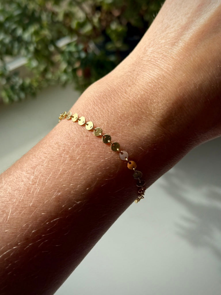 Disc Chain Bracelet
